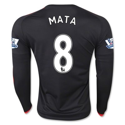 2015-16 Manchester United MATA 8 LS Third Soccer Jersey