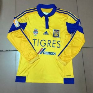 2015-16 Tigres Home LS Soccer Jersey