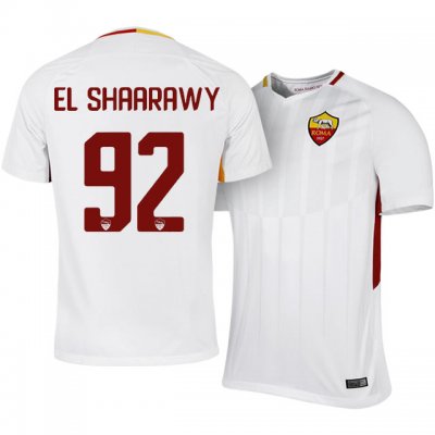2017-18 Roma Stephan El Shaarawy #92 Away Soccer Jersey