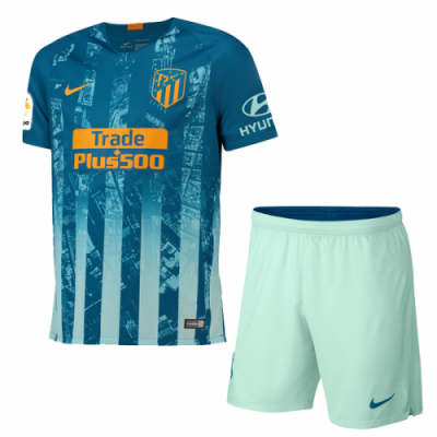 2018-19 Atletico Madrid Third Away Soccer Jersey Kit (Shirt + Shorts)