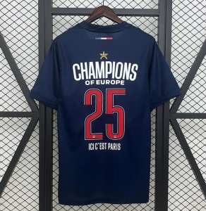 Champions 25 2024-25 PSG 1 Star Home Soccer Jersey Shirt