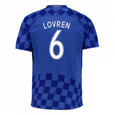 2016 Croatia Lovren 6 Away Soccer Jersey