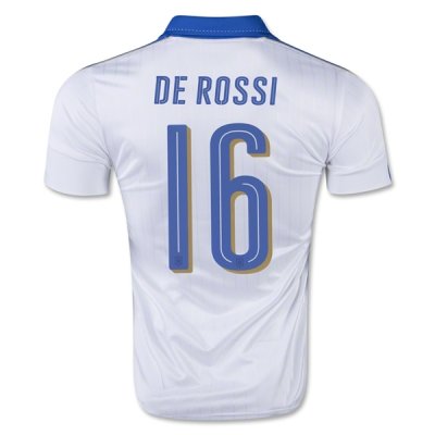 2015-16 Italy DE ROSSI 16 Away Soccer Jersey