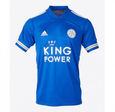 2020-21 Leicester City Home Soccer Jersey Shirt