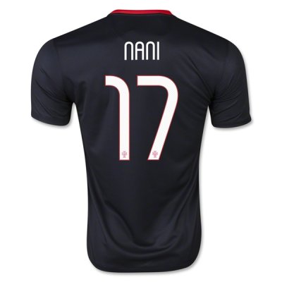Portugal 2015/16 NANI #17 Away Soccer Jersey