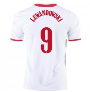2020 EURO Poland Home Soccer Jersey Shirt ROBERT LEWANDOWSKI #9