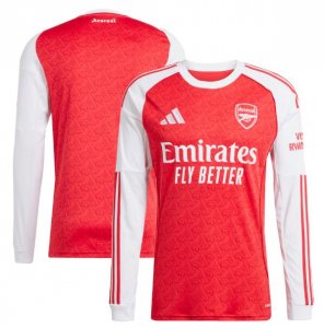 2025-26 Arsenal Home Long Sleeve Soccer Jersey Shirt