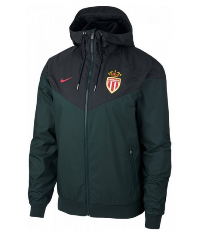2019-20 AS Monaco Windbreaker Green