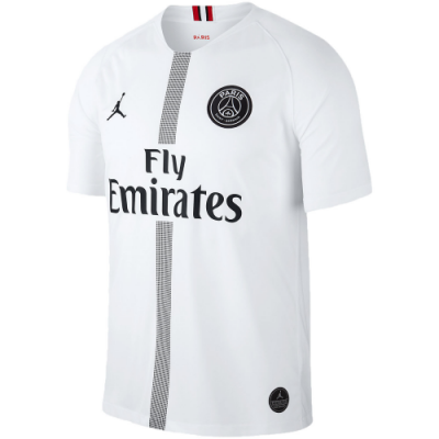 2018-19 Psg Jordan Third Away White Soccer Jersey Shirt Player Version