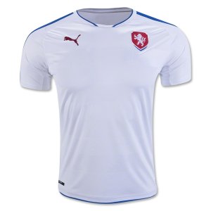 2016 Euro Czech Republic Away Soccer Jersey