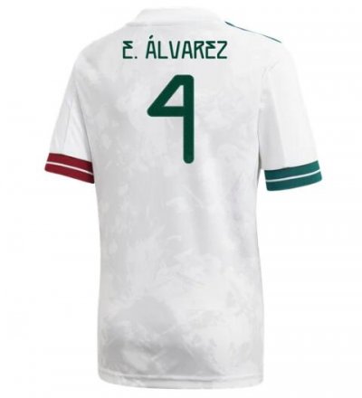 2020 Mexico Away Soccer Jersey Shirt #4 Edson Alvarez