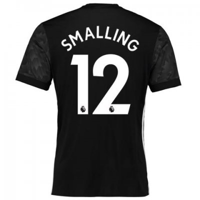 2017-18 Manchester United Smalling #12 Away Soccer Jersey