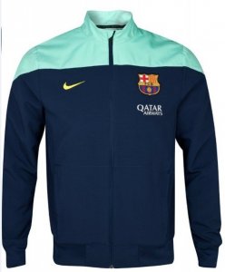 13-14 Barcelona Navy&Green Training Jacket 13-14 Barcelona Navy&Green Training Jacket