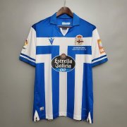2020-21 Deportivo La Coruña Home Soccer Jersey Shirt