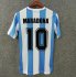 Maradona #10 1986 Argentina Retro Home Soccer Jersey Shirt