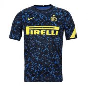 2020-21 Inter Milan Blue Black Training Shirt