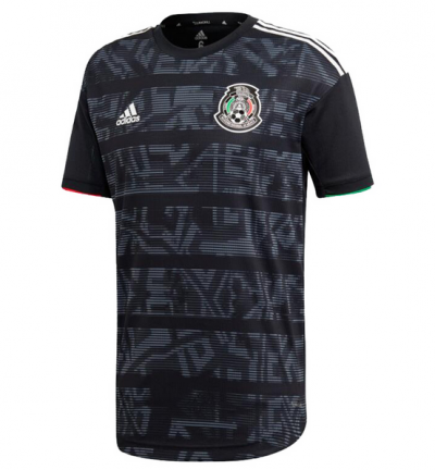 Player Version 2019 Gold Cup Mexico Home Black Soccer Jersey Shirt