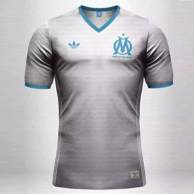 2016-17 Olympique Marseille White Training Shirt
