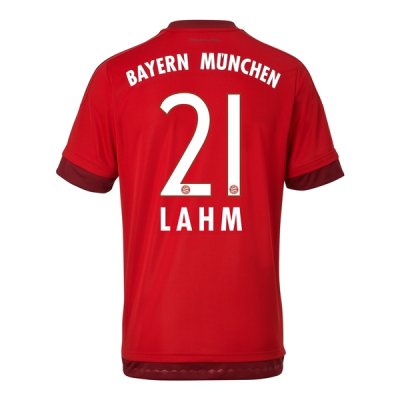 2015-16 Bayern Munich LAHM 21 Home Soccer Jersey