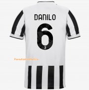 2021-22 Juventus Home Soccer Jersey Shirt with DANILO 6 printing