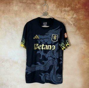 2025-26 Aston Villa Black Special Soccer Jersey Shirt
