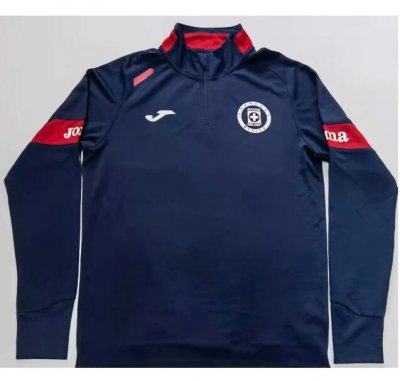2020-21 Cruz Azul Blue Training Kits Sweatshirt with Pants