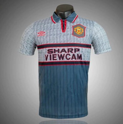 1995-96 Manchester United Retro Third Away Soccer Jersey Shirt