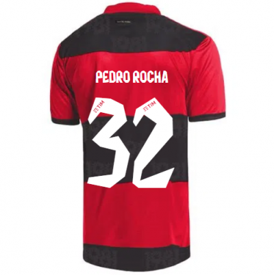 2021-22 Flamengo Home Soccer Jersey Shirt PEDRO ROCHA #32