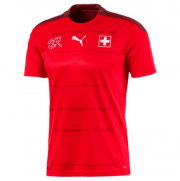 2020-2021 EURO Switzerland Home Soccer Jersey Shirt