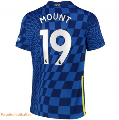 2021-22 Chelsea Home Soccer Jersey Shirt Mount 19 printing