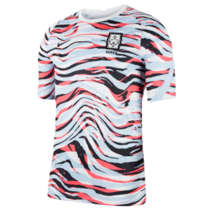 2021-22 Korea White Pink Training Shirt