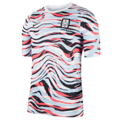 2021-22 Korea White Pink Training Shirt