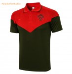 2021-22 Portugal Green Red Polo Shirt