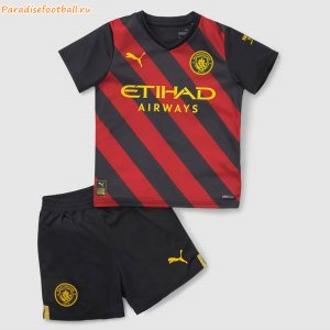 Kids Manchester City 2022-23 Away Soccer Kits Shirt With Shorts
