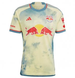 2023-24 New York Red Bulls Yellow Daniel Patrick Kit Away Soccer Jersey Shirt Player Version
