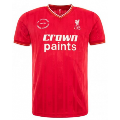 85-86 Liverpool Retro Home Soccer Jersey Shirt