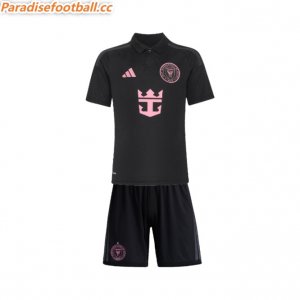 2026-27 Inter Miami Away Kids Soccer Kits Shirt With Shorts