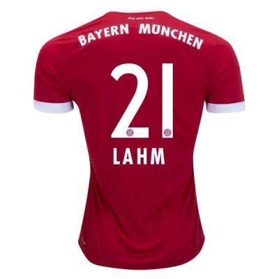 2017-18 Bayern Munich Lahm #21 Home Soccer Jersey