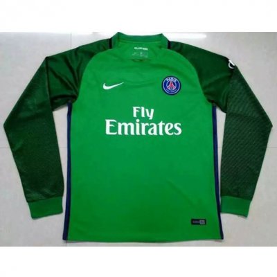 2016-17 Psg Green LS Goalkeeper Soccer Jersey