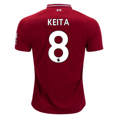 2018-19 Liverpool Home Soccer Jersey Shirt Naby Keita #8