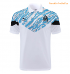 2021-22 Marseille White Polo Shirt