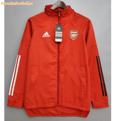 2021-22 Arsenal Red Windbreaker Jacket