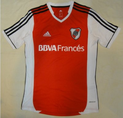 13-14 River Plate Away Red Jersey Shirt