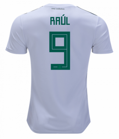 2018 World Cup Mexico Away Soccer Jersey Shirts Raul Jimenez #9