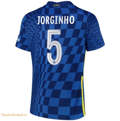 2021-22 Chelsea Cup Home Soccer Jersey Shirt with Jorginho 5 printing