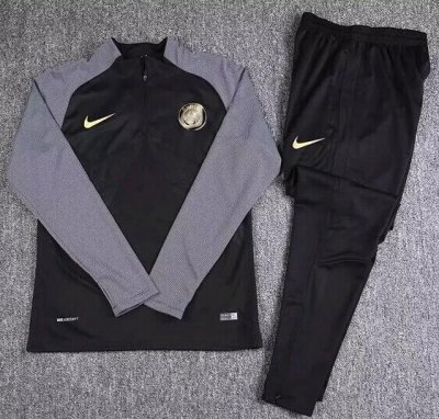 2016-17 PSG Navy 1/4 Zip Training Sweat Suits