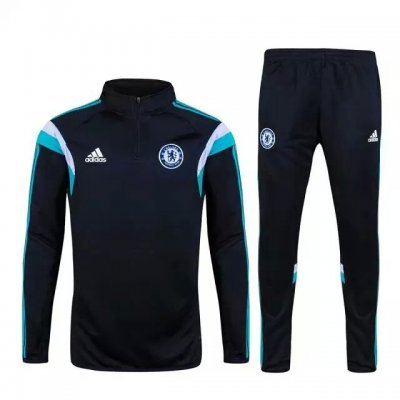 2015-16 Chelsea Black Sweater Suit With Pants
