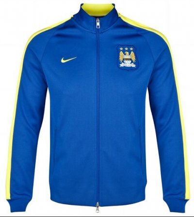 Manchester City 14/15 Blue&Yellow N98 Jacket