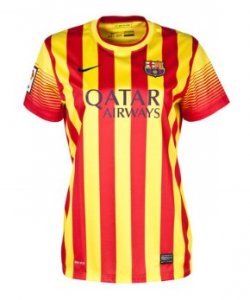 13-14 Barcelona Away Women's Jersey Shirt 13-14 Barcelona Away Women's Jersey Shirt