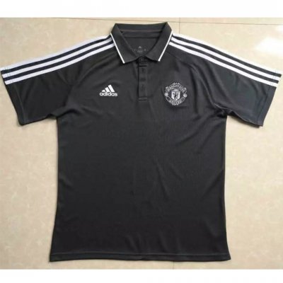2017-18 Manchester United Black Polo Shirt